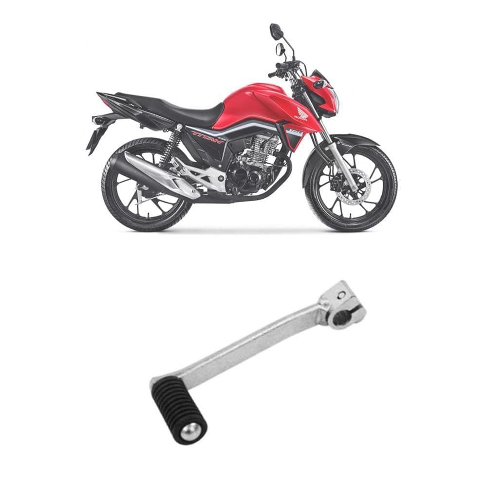 Pedal Câmbio Cromado Cometa Honda CG 150 160 Titan 2019-2020