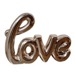Palavra Love De Porcelana Enfeite Letra Decoração Bibelô