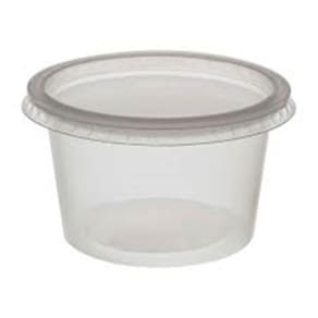 Pote Redondo Com Tampa 250ml Pacote Com 24 Prafesta