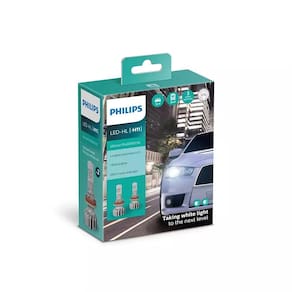 Par Lâmpada H11 5800k LED Ultinon Pro 5000 Philips 12V