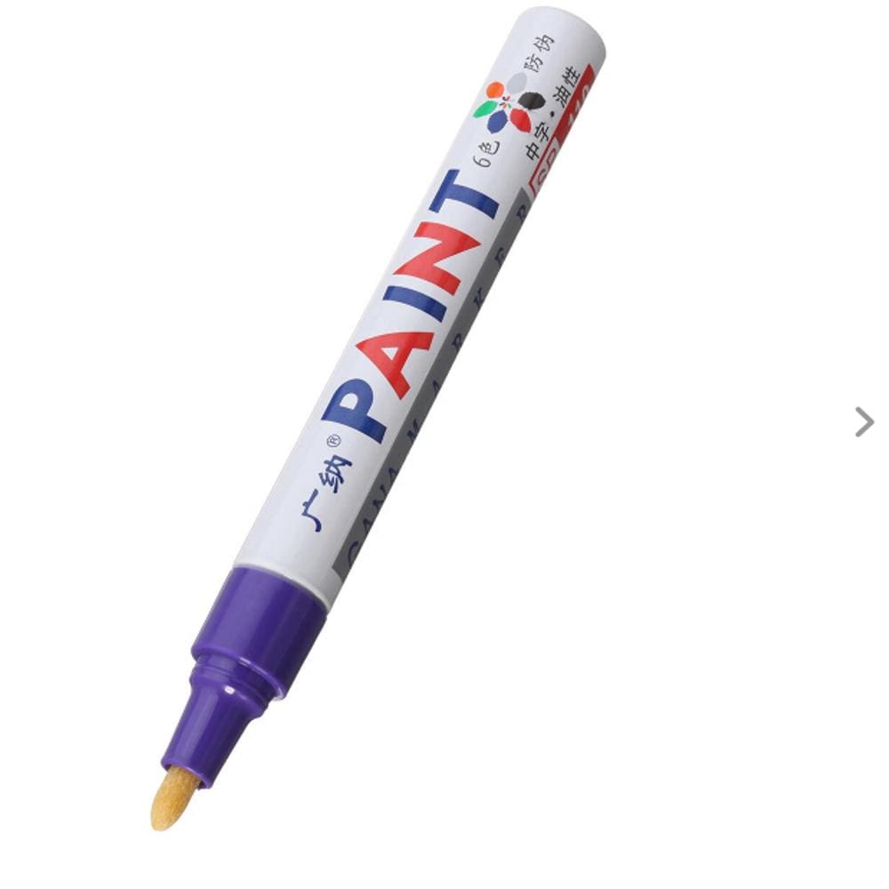 Caneta Permanente para Retoque em Pinturas - Tinta Marcador P/ Pneu