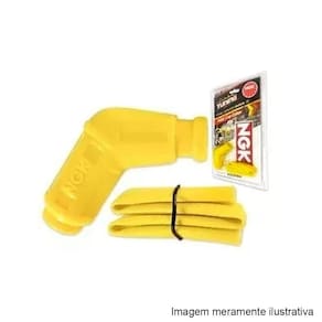 Cachimbo De Vela NGK VD05FMHBK Amarelo NXR 150 Bros CG Titan