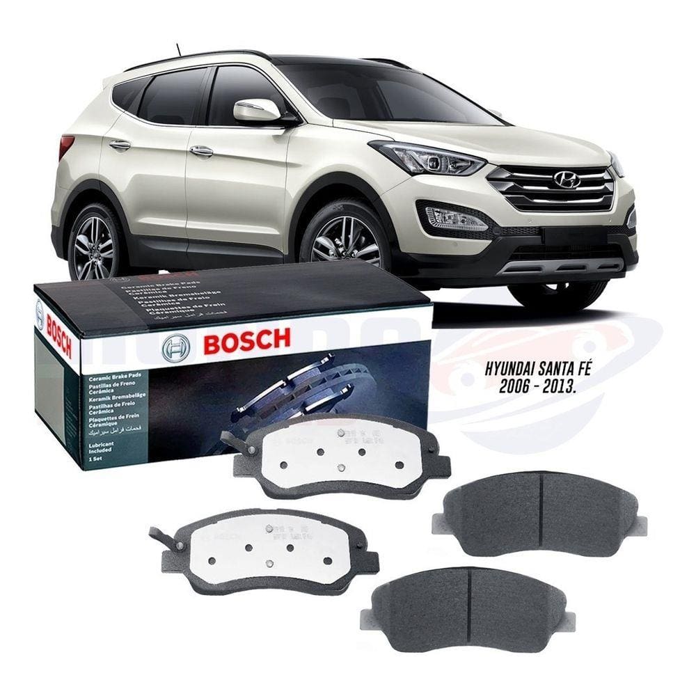 Pastilha Freio Cerâmica Bosch Hyundai Santa Fé 2006 A 2015