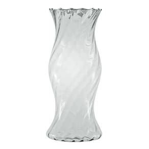 Vaso Decorativo Grande para Bambu da Sorte, Velas, Flores modelo Donzela Rigado 18X44