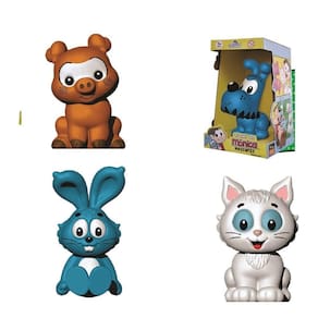 Kit 4 Mascote Turma Da Mônica Sansão Mingau Bidu Chovinista