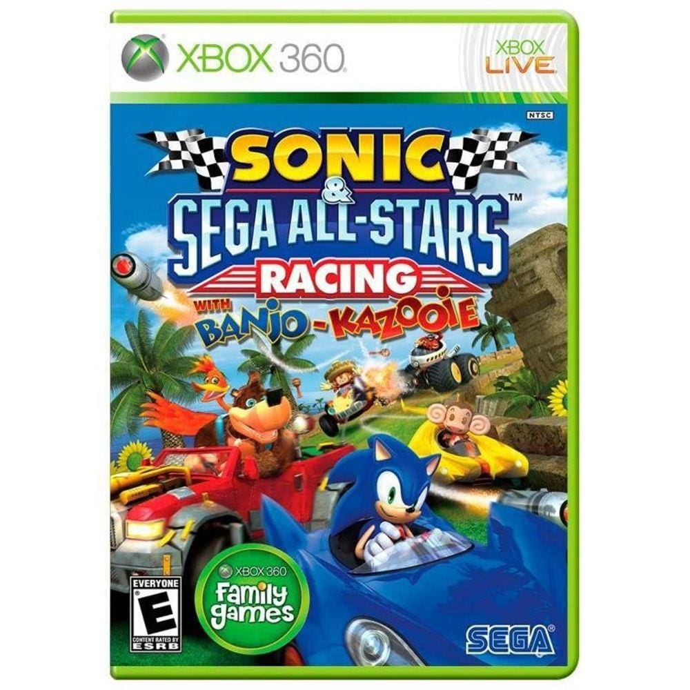 2 Jogos para Xbox 360 - com Livro Biografias Sonic WarpZone