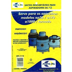 Saco aspirador electrolux hidrolux ap20 / a170 / a1000 / tornado - 3 und (REF.1118)