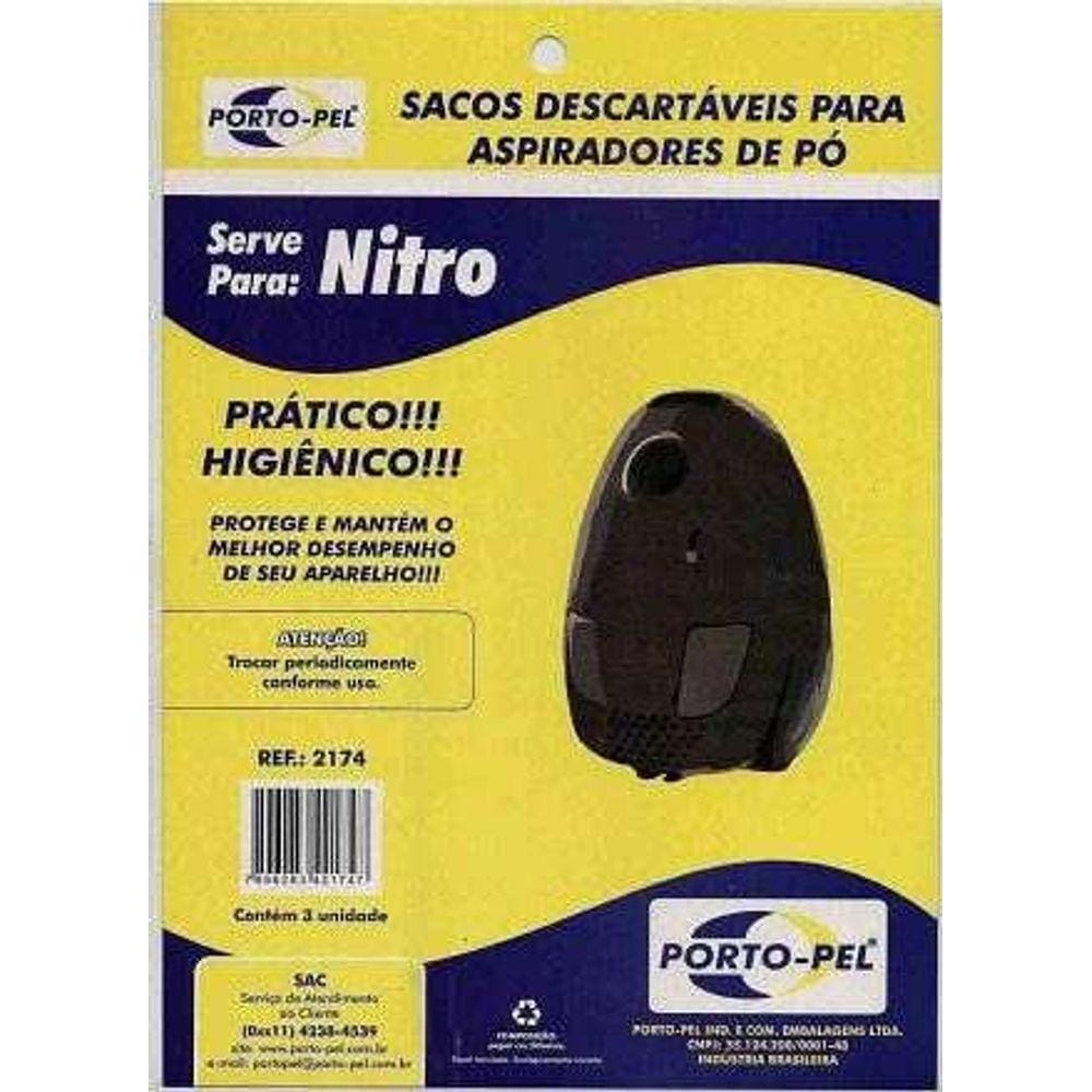 Saco aspirador arno nitro - 3 und (REF.2174)