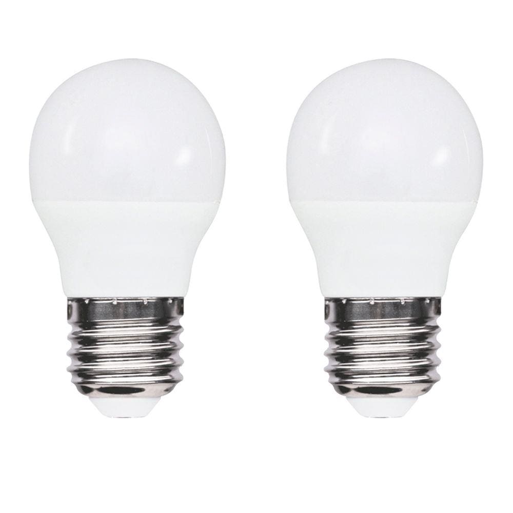 Kit 2 Lâmpadas Led Bolinha 3W 6000K (Branco Frio)