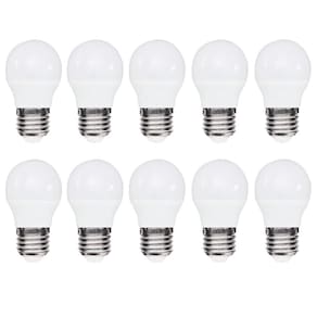 Kit 10 Lâmpadas Led Bolinha 3W 3000K (Branco Quente)
