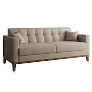 Sofá 3 Lugares Narvik Linho Cru