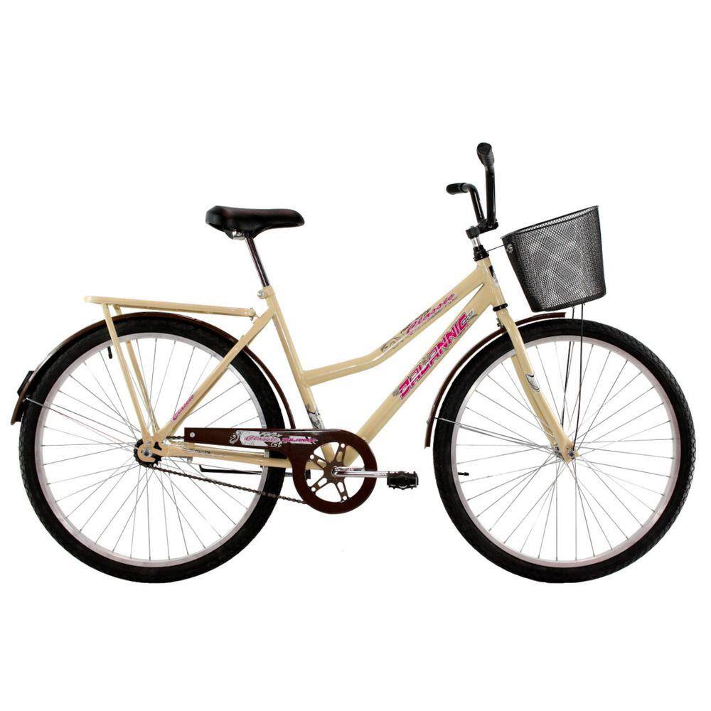 Bicicleta Dalannio Bike Classic Aro 26 Rígida 1 Marcha - Bege
