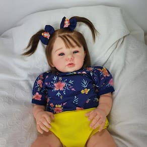 Bebê Reborn Menina  Realista Silicone, Boneca Realista,