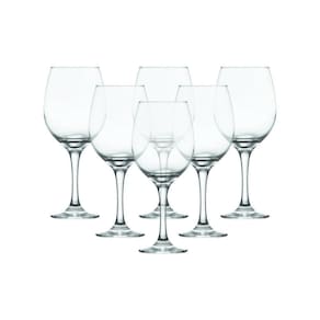Conjunto De Taças De Vidro Para Vinho/ Água 490 Ml 6 Peças