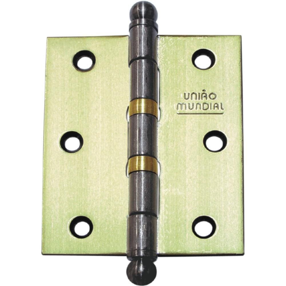 Dobradiça Aco Leve 3x2 1/2" Com Anel Flo