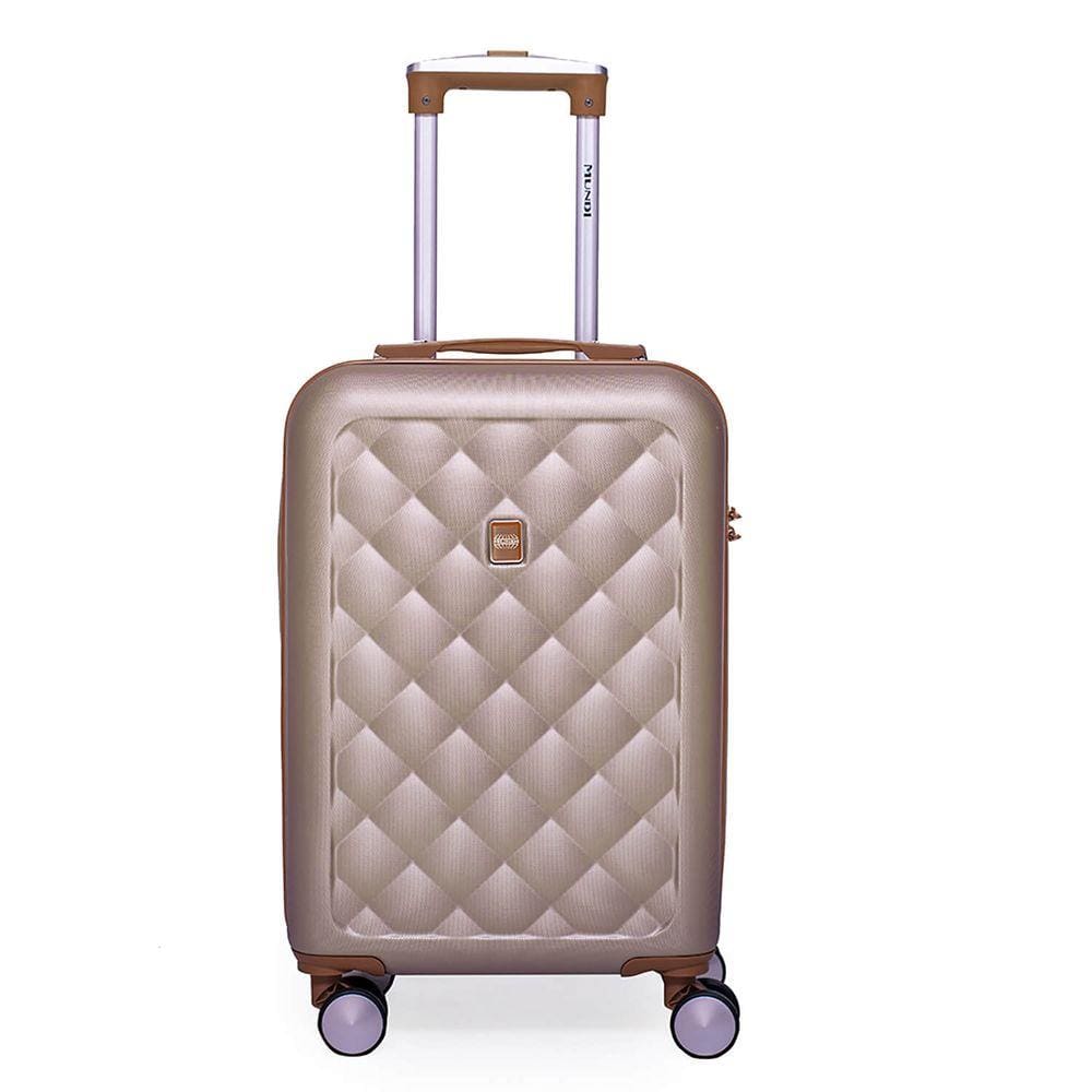 Mala De Viagem Média 23kg Mundi Moscou 360 Graus ABS MD2113