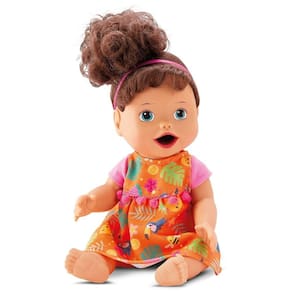 Boneca My Little Collection Primeira Papinha (Morena) - Divertoys
