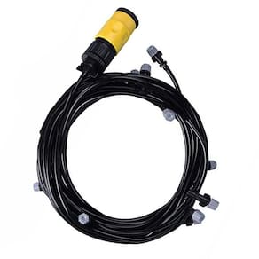 Mangueira climatizadora Sistema Irrigacao Kit 5 Jardim Grama 10 M