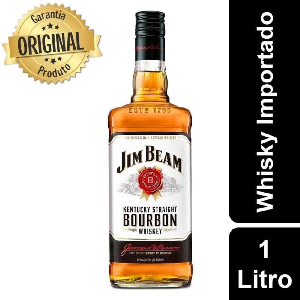 Whisky Jim Beam Bourbon 1litro