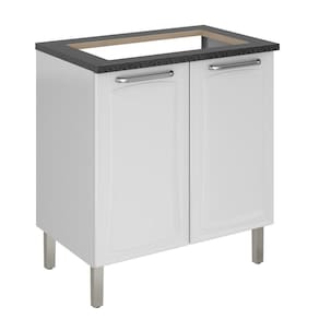 Balcão Cozinha Itatiaia Tarsila para Cooktop 5 Bocas 2 Portas Branco IG2A-80 COOK 5Q