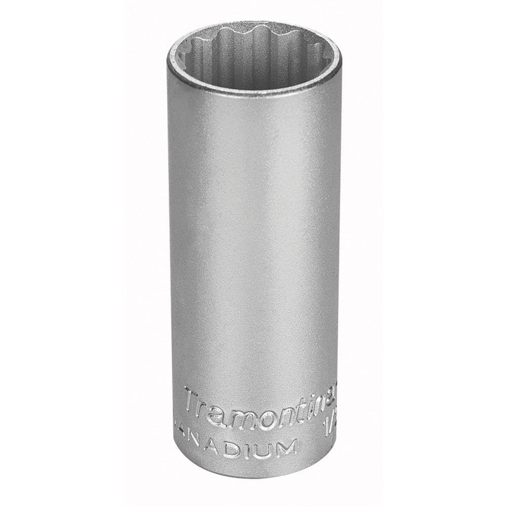 Soquete Estriado Longo em Aço Cromo Vanádio 32 mm - Encaixe 1/2” Tramontina PRO Tramontina