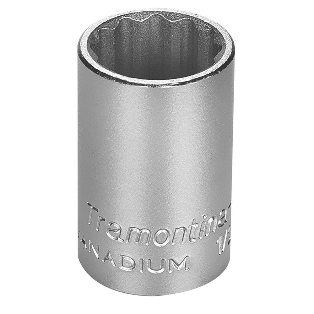 Soquete Estriado em Aço Cromo Vanádio 19/32&quot; - Encaixe 1/2&quot; Tramontina PRO Tramontina