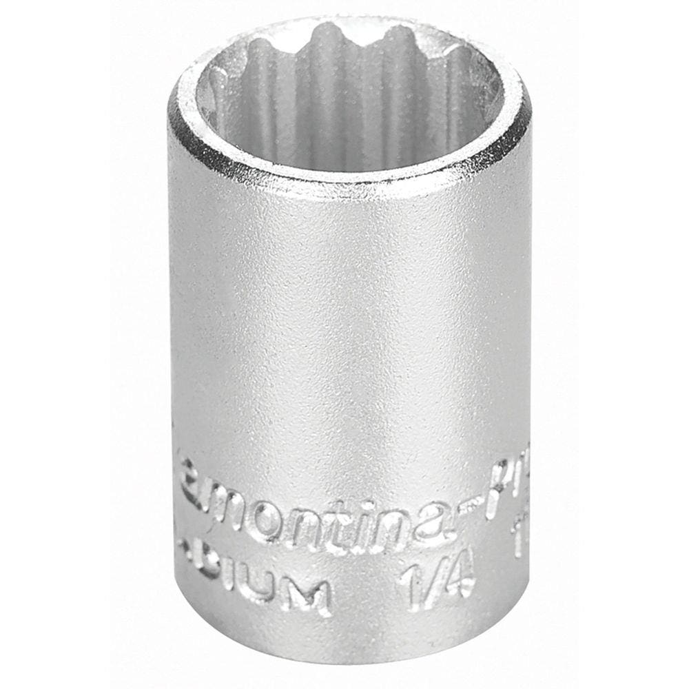 Soquete Estriado em Aço Cromo Vanádio 12 mm - Encaixe 1/4&quot; Tramontina PRO Tramontina