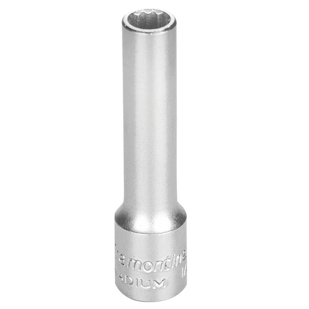Soquete Estriado em Aço Cromo Vanádio 1/4&quot; - Encaixe 1/4&quot; Tramontina PRO Tramontina