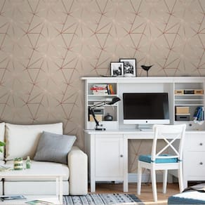 Papel De Parede Quarto Casal Sala Fendi Fio Rose Lavável 3M