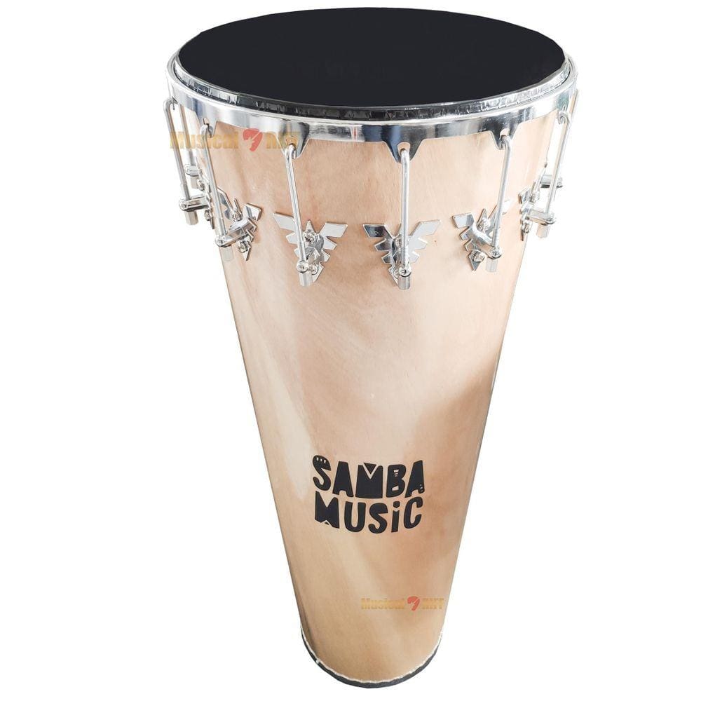 Timbal Samba Music Madeira 90X14 Madeira Verniz 14 Afinações