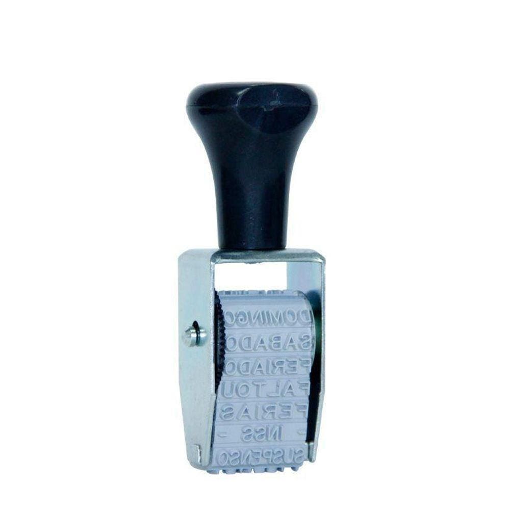 Kit Carimbo Manual Marca Ponto + Almofada