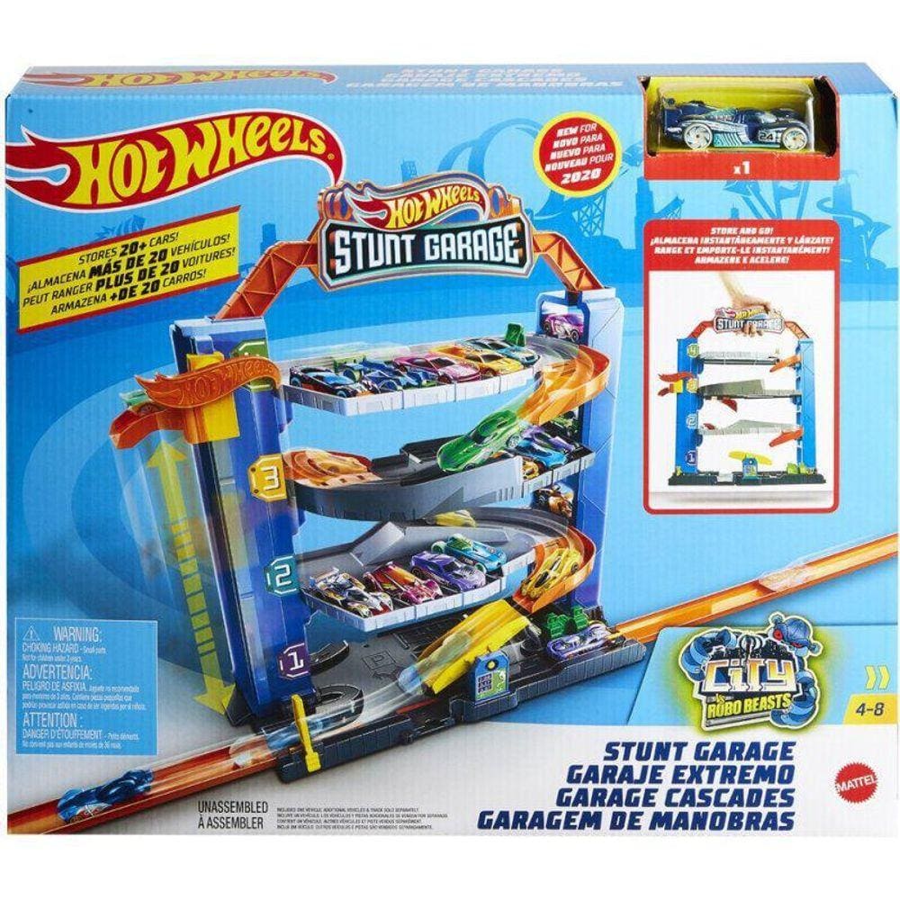 Pista Hot Wheels City Garagem De Manobras Gnl70 Mattel