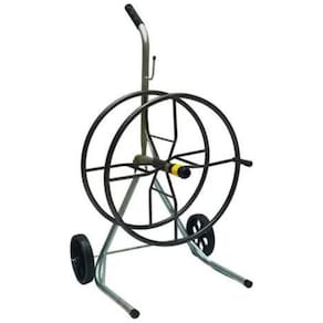 Enrolador Carrinho De Mangueira Jardim Até 50 Mts Com Rodas