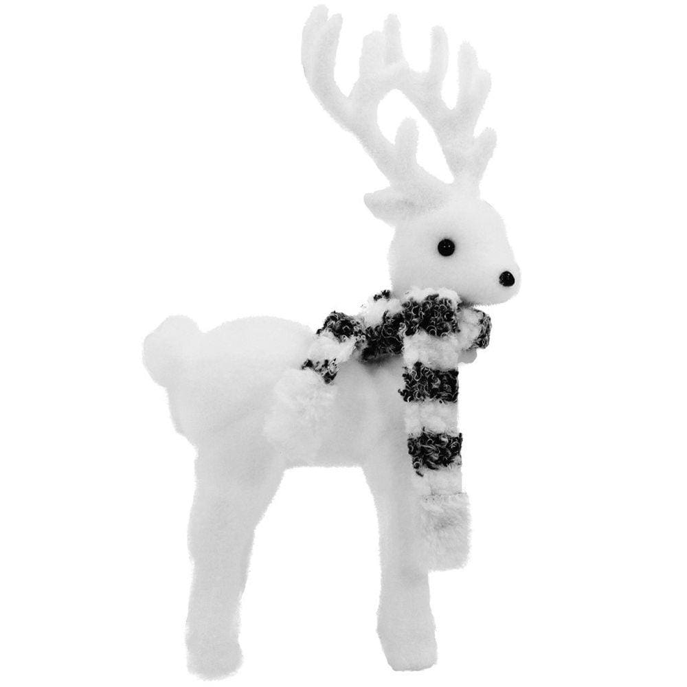 Boneco Enfeite De Natal Natalino Rena Felpuda 28cm