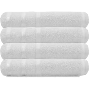 Kit 4 Toalhas Rosto 100% Algodão Salão Manicure SPA 44x70cm
