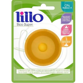 Bico Para Mamadeira Super Látex 1und Lillo
