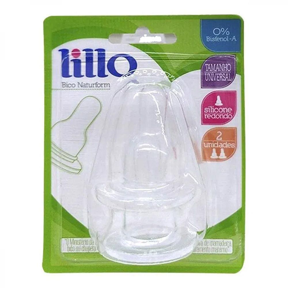Bico Para Mamadeira Natuform Redondo 2und Lillo