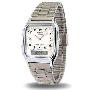 Relógio Feminino CASIO Analógico/Digital Social AQ-230A-7BMQ