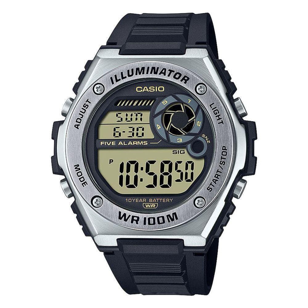 Relógio casio Illuminator masculino preto MWD-100H-9AVDF