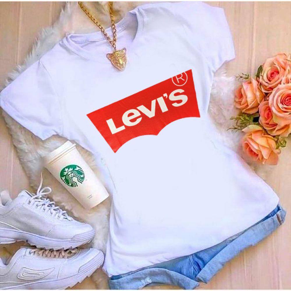 camiseta feminina levis rosa