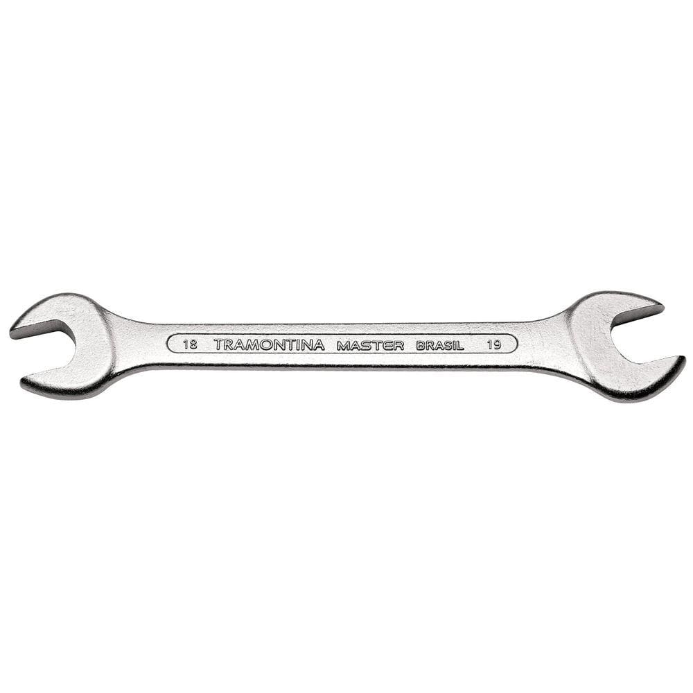 Chave Fixa 18x19 mm Tramontina com Corpo em Aço Especial Cromado Tramontina