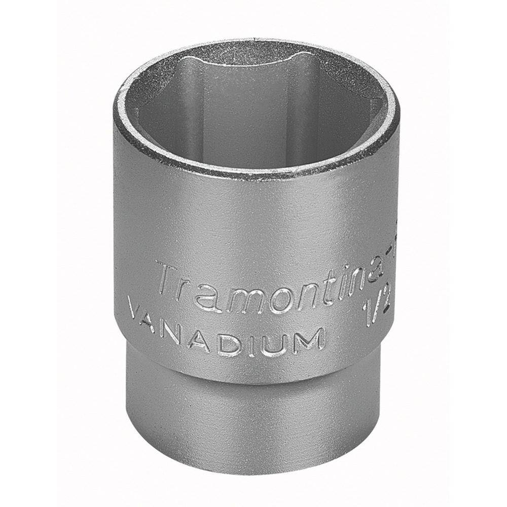 Soquete Sextavado em Aço Cromo Vanádio 28 mm - Encaixe 1/2" Tramontina PRO Tramontina