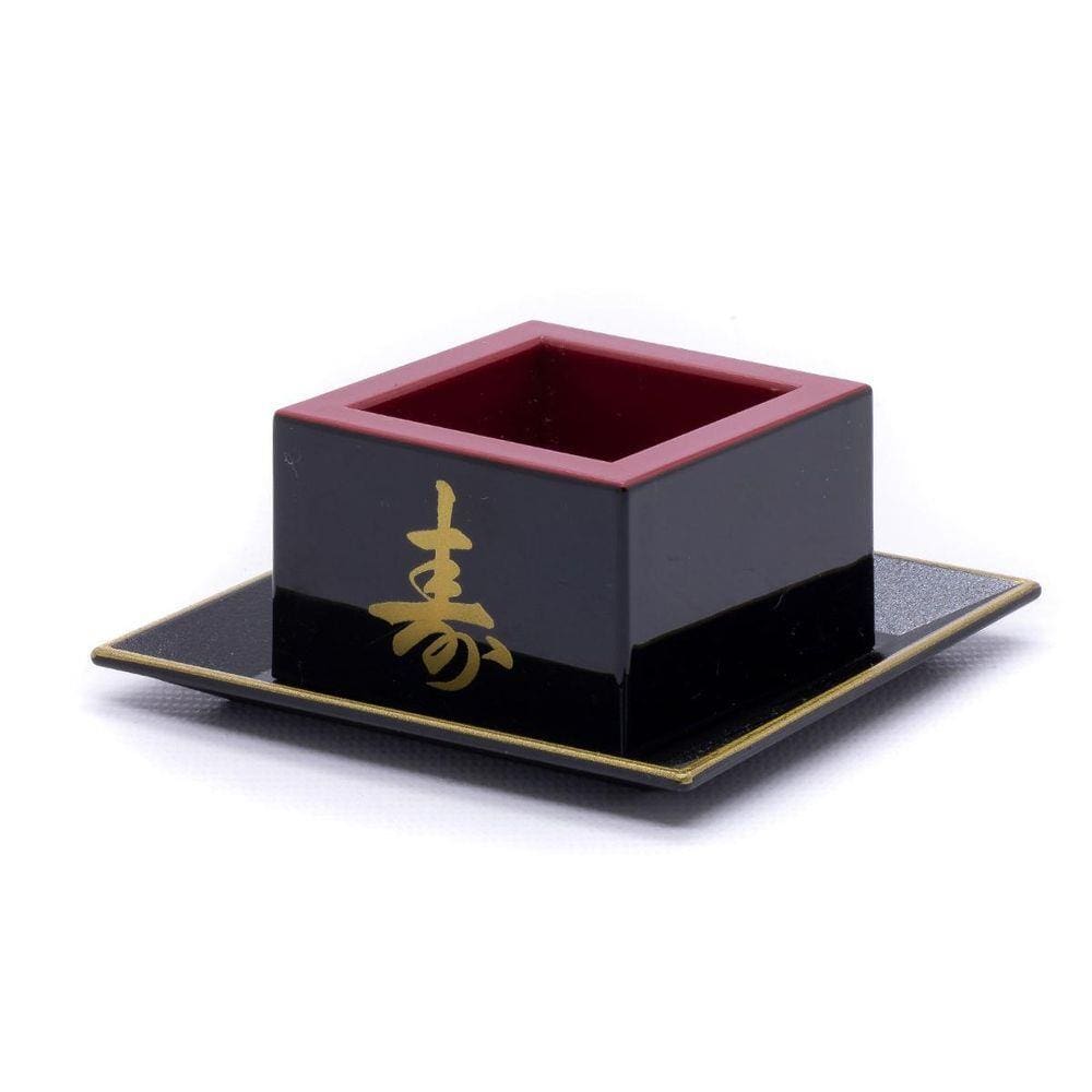 Kit Com 2 Copos Sake Massu Saque Ideograma Japonês 65Ml
