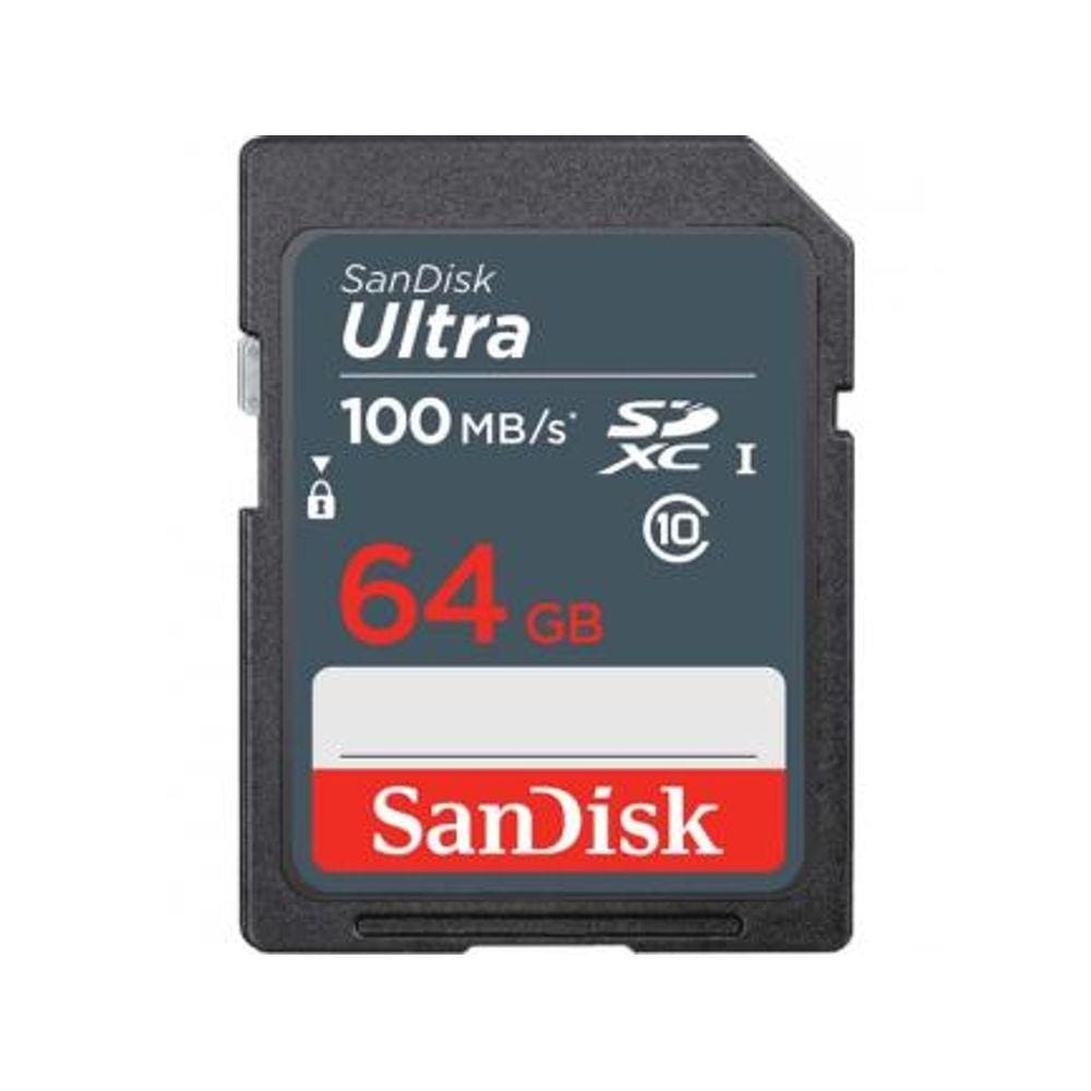 Cartão De Memoria 64Gb Sdxc Uhs-I Ultra Sandisk Sdsdunr-064G-Gn3in
