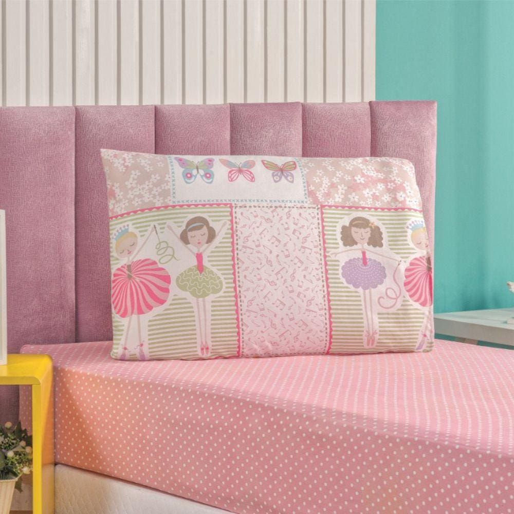 Jogo de Lençol Solteiro Bailarina 2 Peças