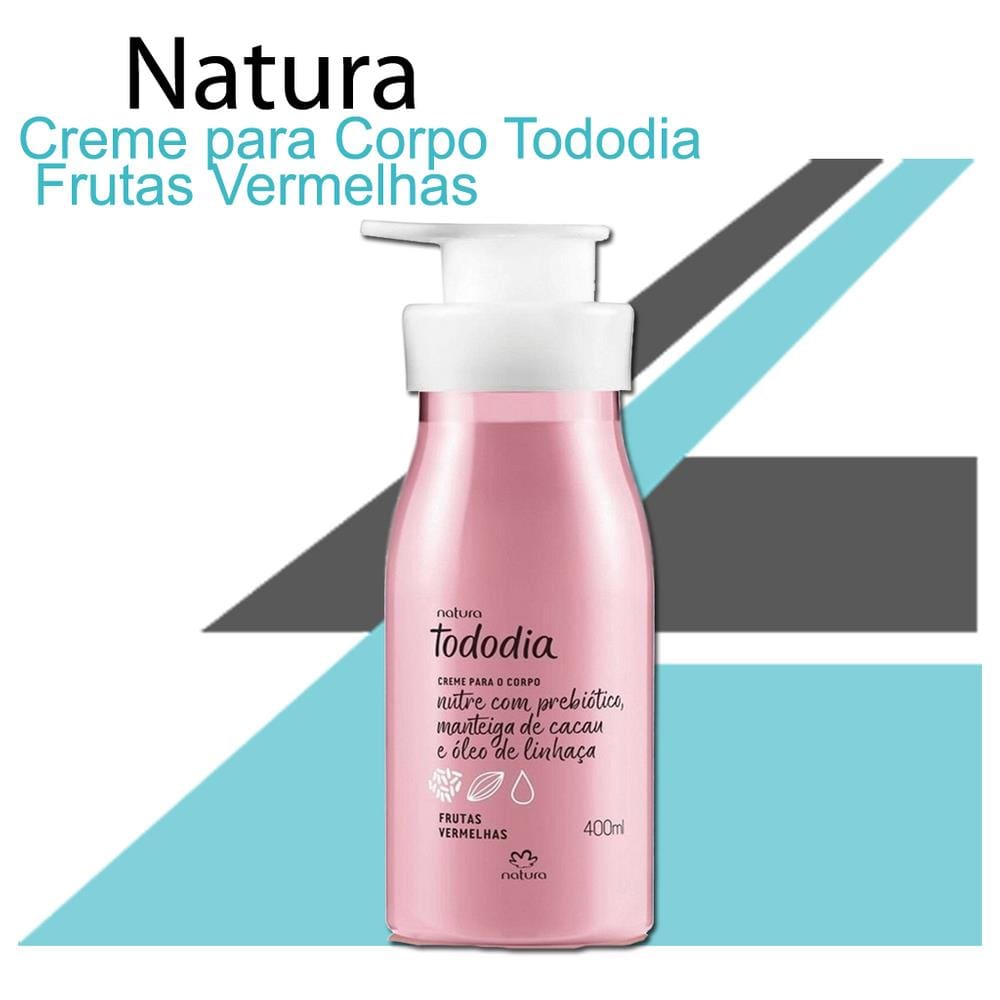 Creme Desodorante Nutritivo Para o Corpo Tododia Frutas Vermelhas 400ml