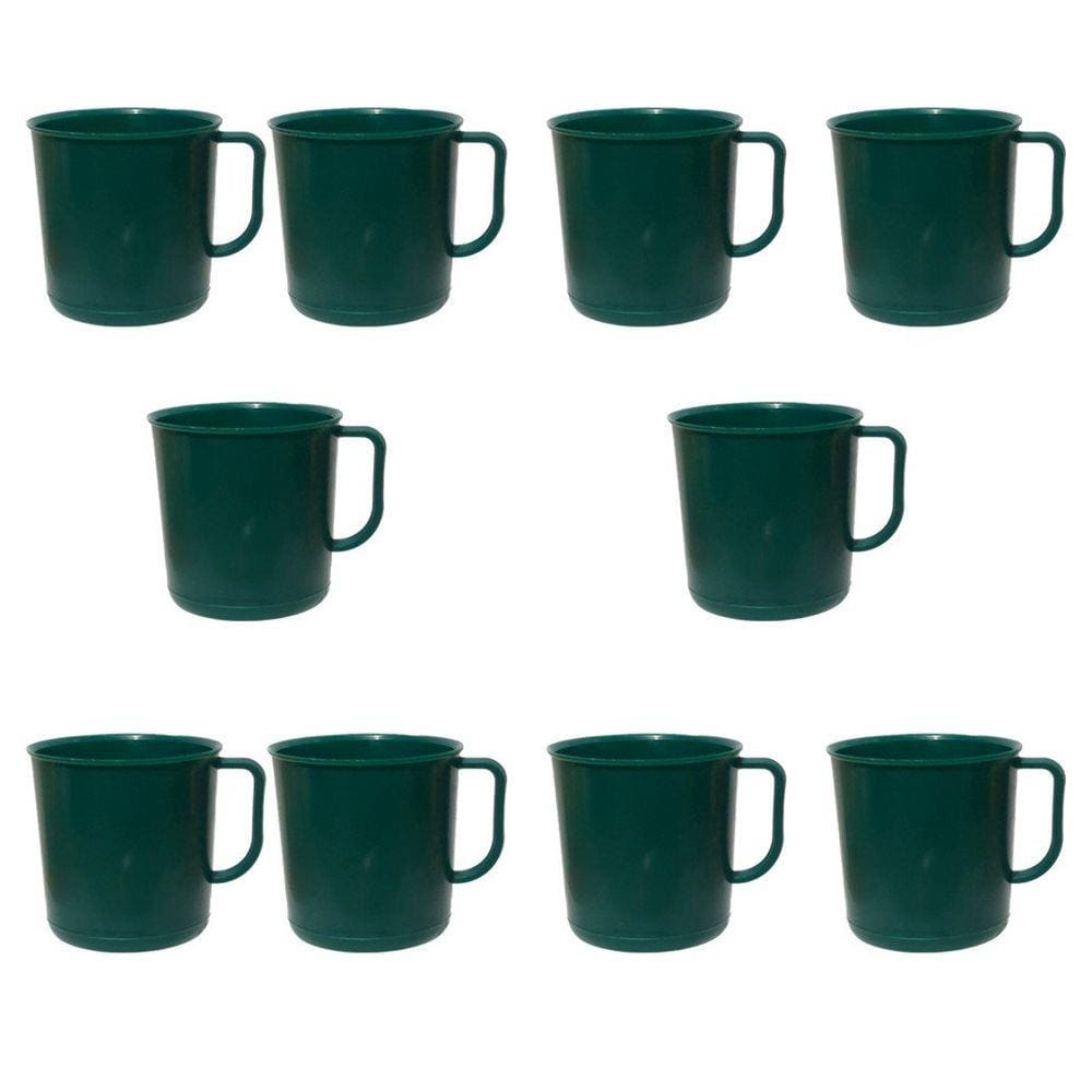 Caneco Militar 500ML (10un) Verde Cristal