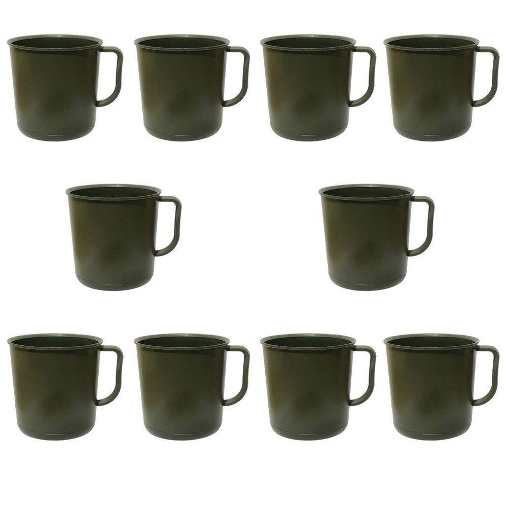 Caneco Militar 500ML (10un) Verde Oliva