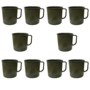 Caneco Militar 500ML (10un) Verde Oliva