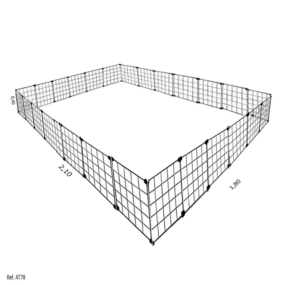 Cercadinho Para Pet Tela Aramada 2,10 X 1,80 X 0,40
